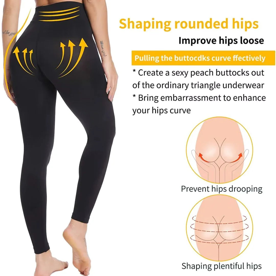 High Waisted Shaping Black Leggings™