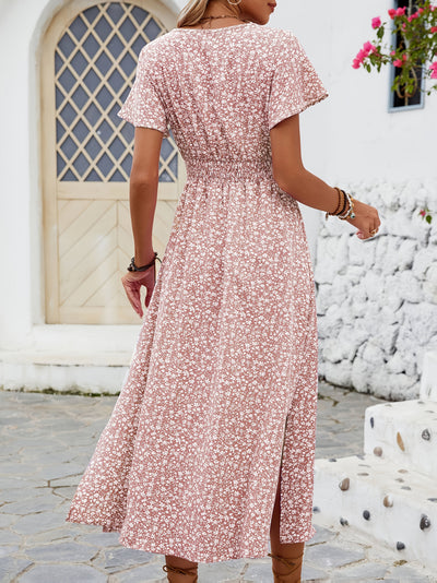 Zwierige Bloemen Maxi-jurk – Moeiteloze Vakantietrek